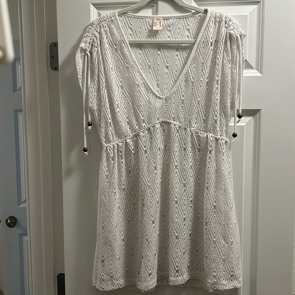 White Swimsuit Cover Up size XL
